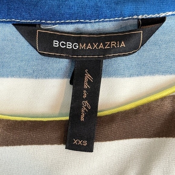 BCBGMaxAzria Abstract Jersey Shift Dress XXS - Picture 4 of 9